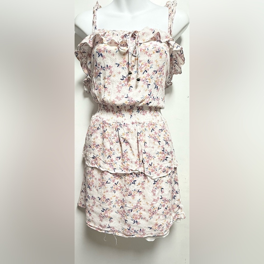 Floral Ruffle Mini Dress